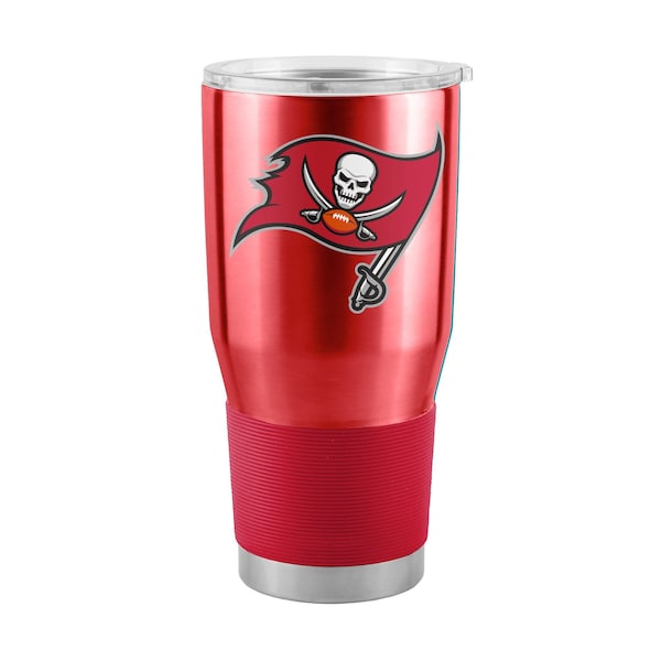 Logo Brands Tampa Bay Buccaneers 30oz Red Full Color Gameday Stainless Tumbler 630-S30T-1 - main